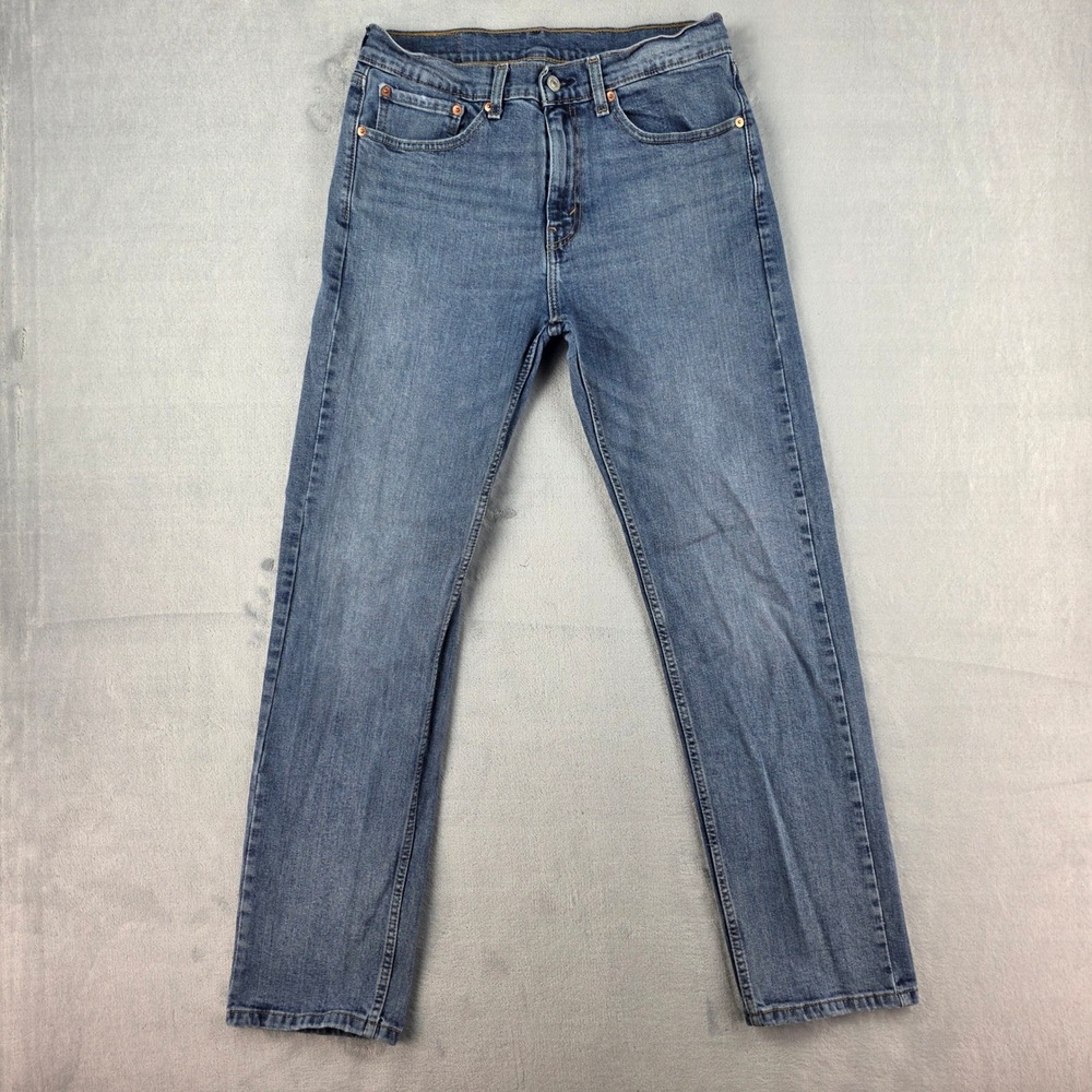 Levi's 505 Mens Regular Fit Straight Leg Blue Denim Jeans W32 L32 00505-2538